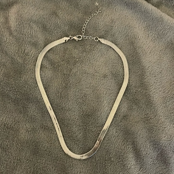 Silver Snake Chain Necklace - Picture 2 of 3